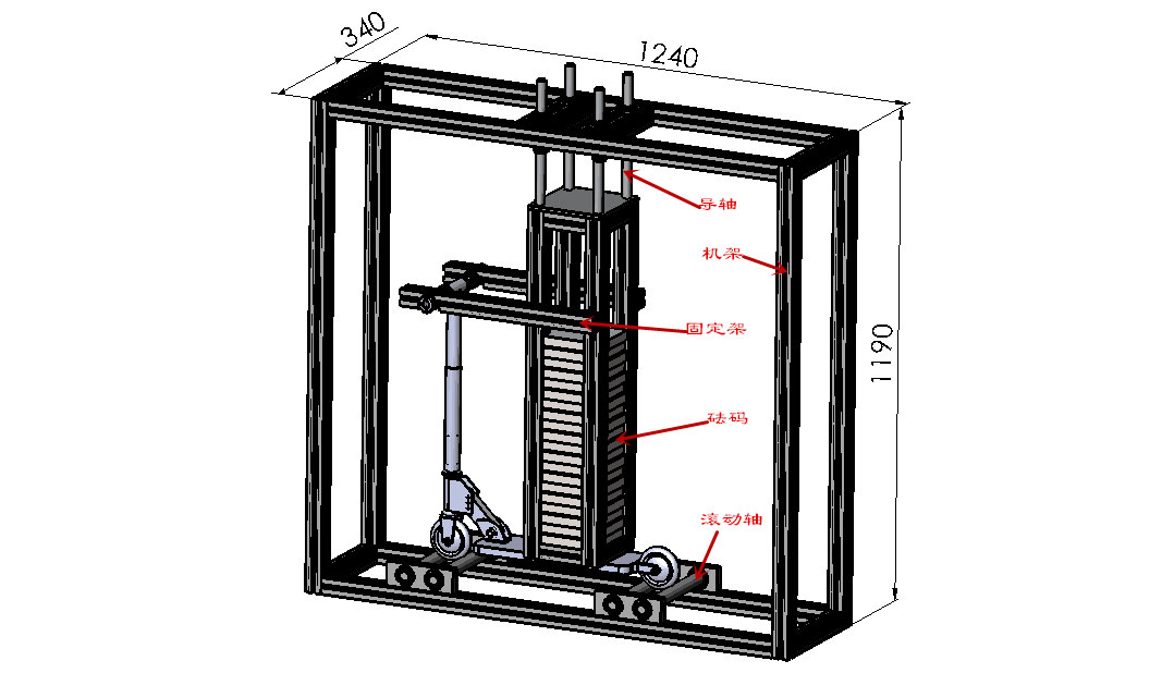 電動滑板車耐久性試驗裝置-KXT5202
